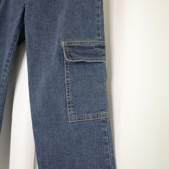 Vintage Y2K Baby Phat Cargo Jeans Sz 2 - Picture 6 of 9